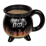 OOTB Becher Hexenkessel ca. 9  x 9 cm aus Steingut