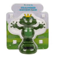 Beweglicher Frosch, mit Solarzelle, ca. 11 cm,