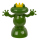 Beweglicher Frosch, mit Solarzelle, ca. 11 cm,