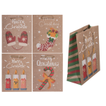 OOTB Papier-Geschenktüte Christmas Warms