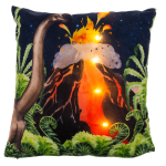 OOTB Deko-Kissen Dinosaurier mit 6 LED und