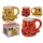 OOTB Dolomite-Becher Glossy Santa 10 x 12cm 380ml