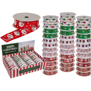 OOTB Schleifenband Weihnachten aus Polyester