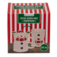 Becher, Weihnachtsmann & Schneemann,
