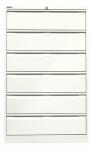 Karteischrank, 3-bahnig, (H x B x L) 1321 x 800 x 622 mm,...