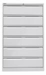 Karteischrank, 3-bahnig, (H x B x L) 1321 x 800 x 622 mm,...
