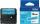 Schriftband Btag, 12 mm breit x 4 m lang, schwarz auf blau