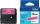 Schriftband Btag, 12 mm breit x 4 m lang, schwarz auf pink