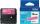 Schriftband Btag, 12 mm breit x 4 m lang, weiß auf pink