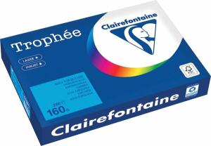 Kopierpapier Trophee, DIN A3, 160g/qm, 250 Blatt, karibikblau