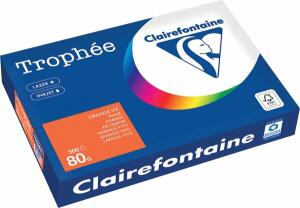 Kopierpapier Trophee, DIN A3, 80g/qm, 500 Blatt, orange