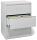 Hängeregistraturschrank, doppelbahnig, 2 Schubladen, (H x B x T) 1020 x 840 x 620 mm, grau