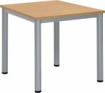Besprechungstisch BASE-MODUL Q, Gestell Alusilber,...