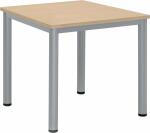Besprechungstisch BASE-MODUL Q, Gestell Alusilber,...