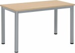 Besprechungstisch BASE-MODUL Q, Gestell Alusilber,...