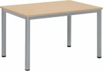Besprechungstisch BASE-MODUL Q, Gestell Alusilber,...