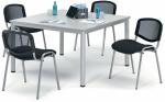 Besprechungstisch BASE-MODUL Q, Gestell Alusilber,...