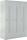 Garderobenspind, Zylinderschloss, (H x B x T) 1700 x 1185 x 500 mm, grau/grau