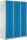 Garderobenspind, Zylinderschloss, (H x B x T) 1700 x 1185 x 500 mm, grau/blau