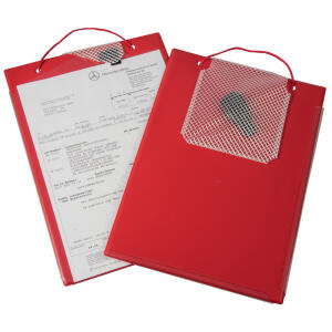 Auftragstasche DIN A4 EDGE (Umbug), rot