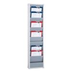 Planungstafel A4, 10 Schienen, einreihig, (HxBxT) 1285 x...