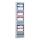 Planungstafel A4, 10 Schienen, einreihig, (HxBxT) 1285 x 315 x 76 mm