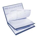 3-Deckel-Dokumappe A4, professional-line plus, blau