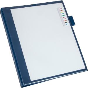 PVC-Pflegedokumappe A4 click plus, ambulant, blau