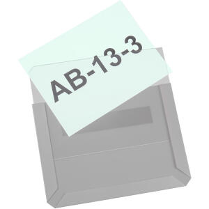 Magnet-Sichttasche DIN A6 quer, transparent
