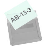 Magnet-Sichttasche DIN A6 quer, transparent