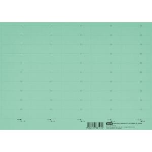 Beschriftungsschildchen für Vertic 1 Hängeregistratur, Beutel mit 10 BLatt mit 50 Schildchen, grün