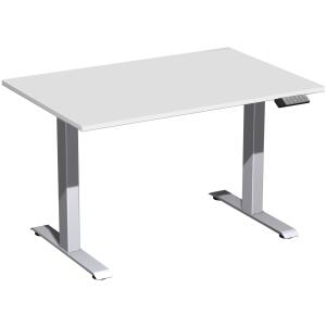 Elektro-Hubtisch Elevate Basic, höhenverstellbar, (H x B x T) 730-1230 x 800 x 1200 mm, lichtgrau/silber