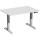 Elektro-Hubtisch Elevate Basic, höhenverstellbar, (H x B x T) 730-1230 x 800 x 1200 mm, lichtgrau/silber