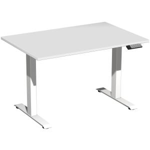 Elektro-Hubtisch Elevate Basic, höhenverstellbar, (H x B x T) 730-1230 x 800 x 1200 mm, lichtgrau/weiß