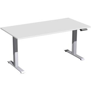 Elektro-Hubtisch Elevate Basic, höhenverstellbar, (H x B x T) 730-1230 x 800 x 1600 mm, lichtgrau/silber