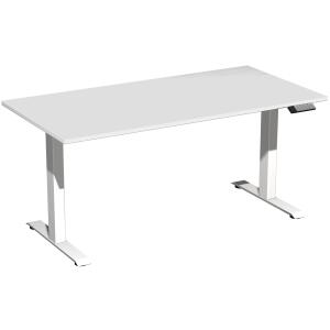 Elektro-Hubtisch Elevate Basic, höhenverstellbar, (H x B x T) 730-1230 x 800 x 1600 mm, lichtgrau/weiß