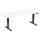 Elektro-Hubtisch Elevate Basic, höhenverstellbar, (H x B x T) 730-1230 x 800 x 1600 mm, weiß/anthrazit