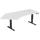 Elektro-Hubtisch Elevate Basic, 135° links, höhenverstellbar, (H x B x T) 730-1230 x 1130 x 2166 mm, lichtgrau/anthrazit