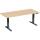 Elektro-Hubtisch Elevate Basic, höhenverstellbar, (H x B x T) 730-1230 x 800 x 1800 mm, buche/anthrazit