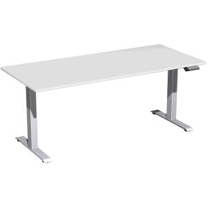 Elektro-Hubtisch Elevate Basic, höhenverstellbar, (H x B x T) 730-1230 x 800 x 1800 mm, lichtgrau/silber