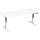 Elektro-Hubtisch Elevate Basic, höhenverstellbar, (H x B x T) 730-1230 x 800 x 1800 mm, weiß/weiß