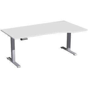 Elektro-Hubtisch Elevate Basic, rechts höhenverstellbar, (H x B x T) 730-1230 x 1000 x 1800 mm, lichtgrau/silber
