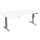 Elektro-Hubtisch Elevate Basic, links höhenverstellbar, (H x B x T) 730-1230 x 1000 x 1800 mm, weiß/silber