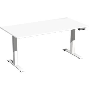 Elektro-Hubtisch Elevate Plus, höhenverstellbar, (H x B x T) 630-1280 x 800 x 1600 mm, weiß/weiß