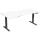 Elektro-Hubtisch Elevate Plus, links höhenverstellbar, (H x B x T) 630-1280 x 1000 x 1800 mm, weiß/anthrazit