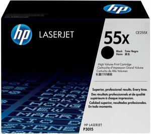 Toner Cartridge 55X, für HP Drucker, ca. 12.500 Seiten, schwarz