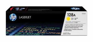 Toner Cartridge 128A, für HP Drucker, ca. 1.300 Seiten, gelb