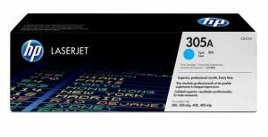 Toner Cartridge 305A, für HP Drucker, ca. 2.600 Seiten, cyan