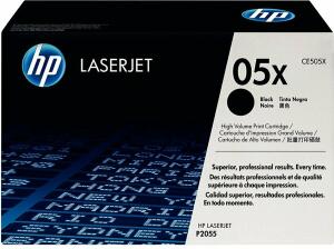 Toner Cartridge 05X für HP Drucker, ca. 6.500 Seiten, schwarz