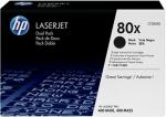 Doppelpack Toner Cartridge 80X, für HP Drucker, 2 x...